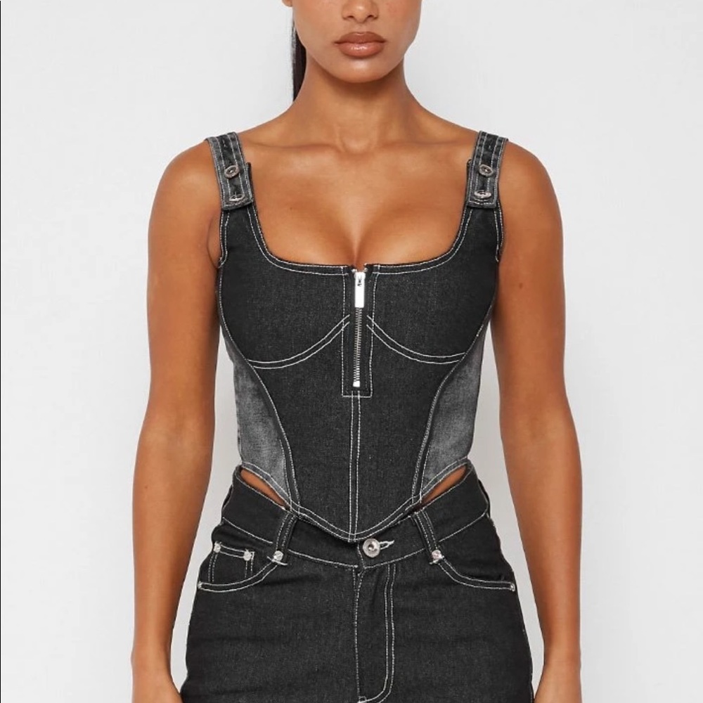 Maniere De Voir corset top
